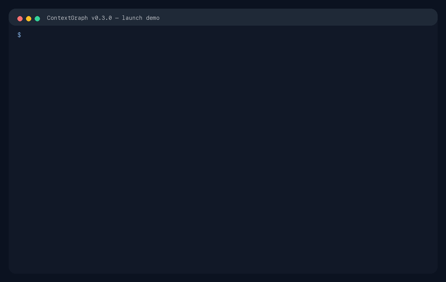 Governed memory demo